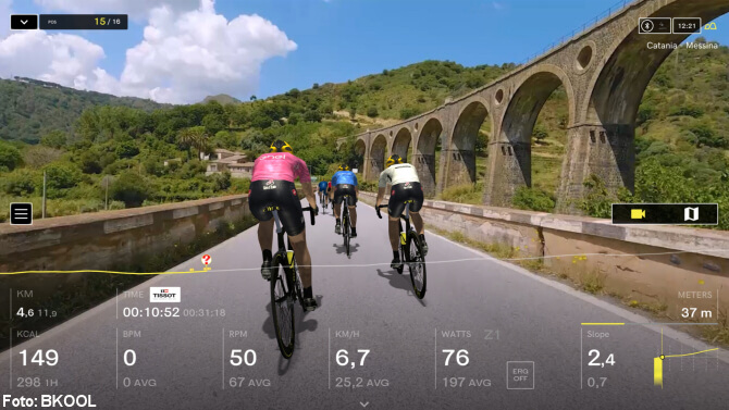 Giro de Italia Virtual 2024 en BKOOL