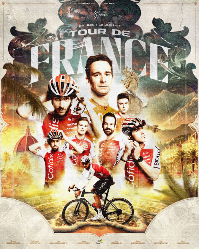 Equipo Cofidis para el Tour de Francia 2024