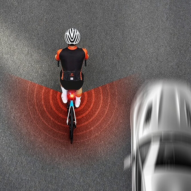 Radar trasero para ciclismo Coospo TR70