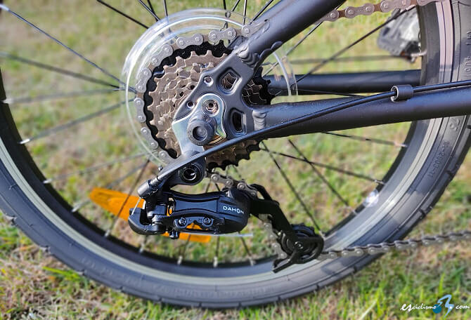 Detalle de la bicicleta plegable DAHON Hit D6