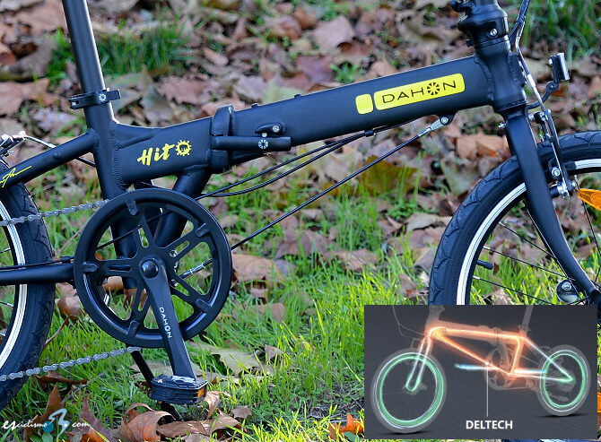 Detalle de la bicicleta plegable DAHON Hit D6