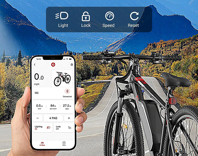 Bicicleta elctrica de montaa Eleglide M2