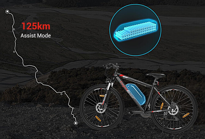 Bicicleta elctrica de montaa Eleglide M2