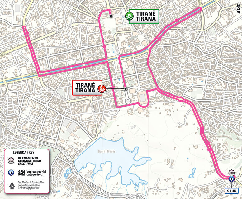 Giro de Italia 2025 - Recorrido de la etapa 2
