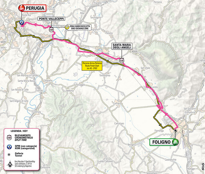 Giro d'Italia 2024 - Percorso della settima tappa