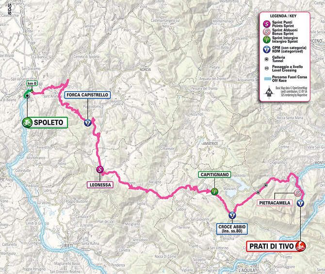Giro de Italia 2024 - Recorrido etapa 8