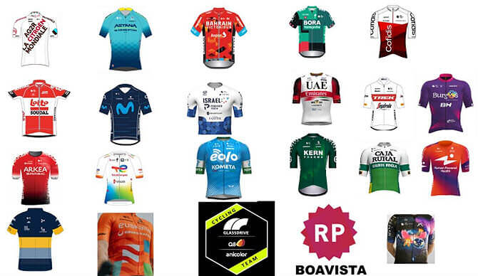 Equipos participantes en el Gran Premio Miguel Induráin 2022 Equipos participantes en el Gran Premio Miguel Induráin 2022