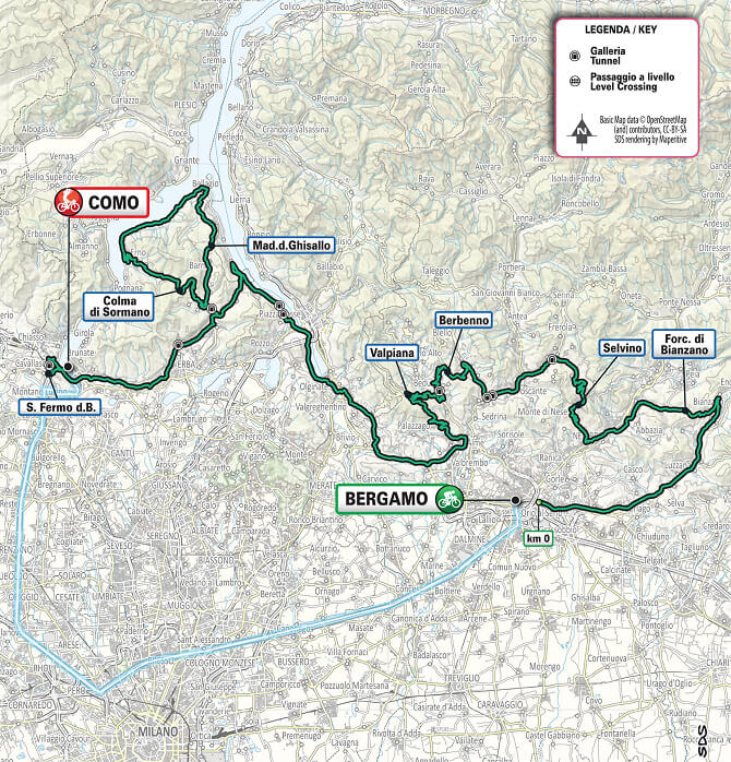 Nuevo recorrido de Il Lombarda 2024