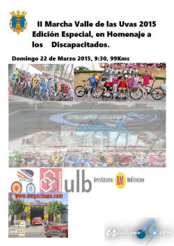 II Marcha Valle de las Uvas II Marcha Valle de las Uvas