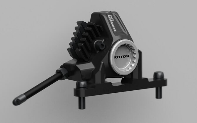 ROTOR UNO grupo electrnico inalmbrico de gravel. Pinza de freno