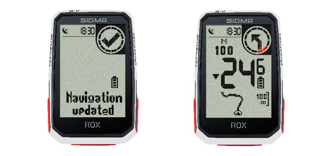 SIGMA implementa mejoras de navegacin en los ciclocomputadores GPS ROX 4.0 y ROX 2.0
