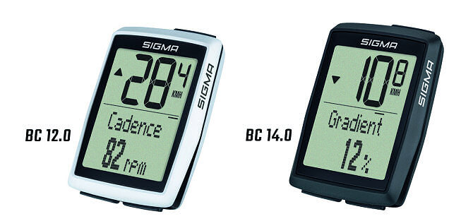 SIGMA BC 14.0 WL STS sans CAD Ordinateur de vélo Compteur filaire
