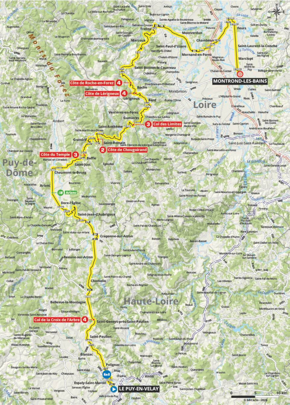 Tour Auvernia-Ródano-Alpes 2026 - Etapa 4 Tour Auvernia-Ródano-Alpes 2026 - Etapa 4