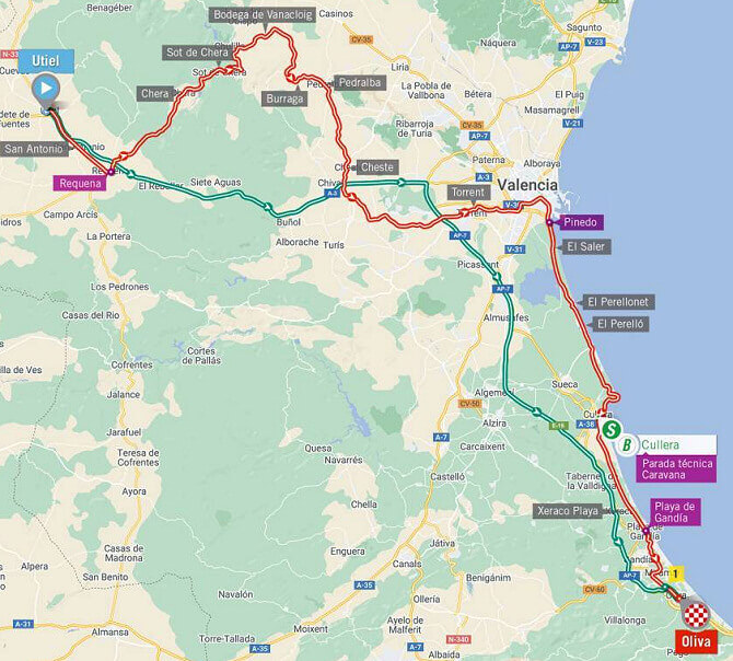 Vuelta a Espaa 2023 - Recorrido etapa 7