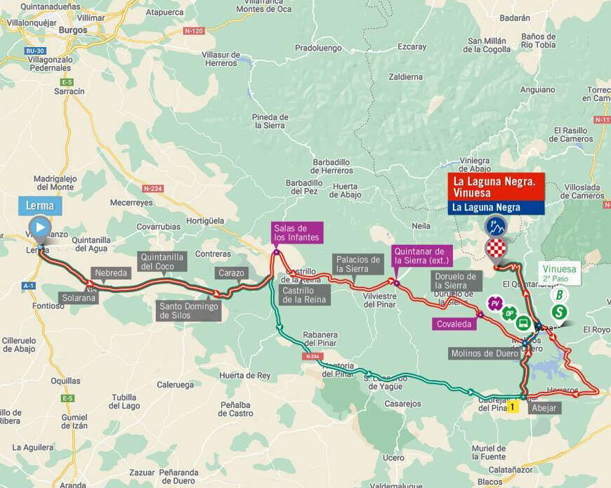 Vuelta a Espaa 2023 - Recorrido etapa 11