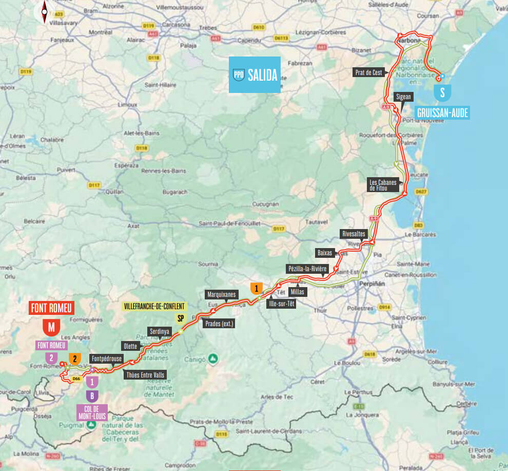Recorrido de la 3ª etapa de la Vuelta a España 2026 Recorrido de la 3ª etapa de la Vuelta a España 2026