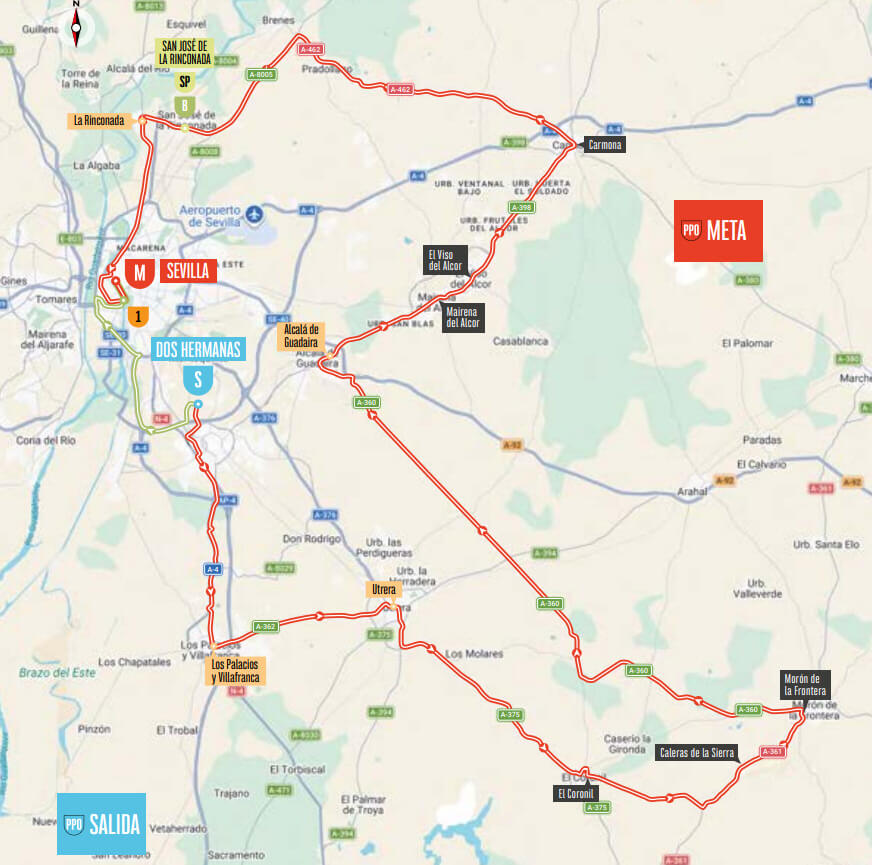 Recorrido de la 17ª etapa de la Vuelta a España 2026 Recorrido de la 17ª etapa de la Vuelta a España 2026