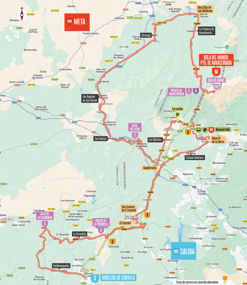 Vuelta a Espaa 2025 - Recorrido de la etapa 20