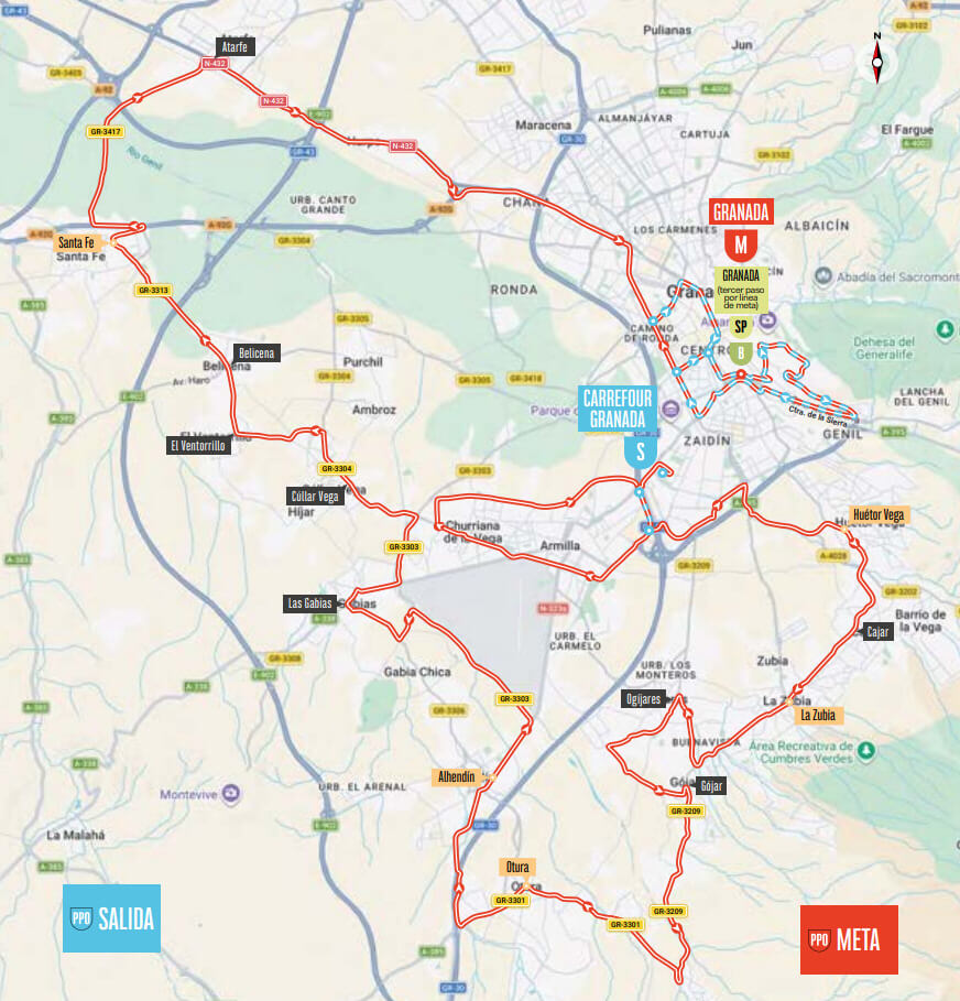 Recorrido de la 21� etapa de la Vuelta a Espa�a 2026