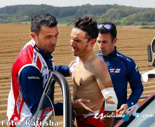 Joaquim Rodríguez correrá la Flecha Valona a pesar de su reciente caída Joaquim Rodríguez correrá la Flecha Valona a pesar de su reciente caída