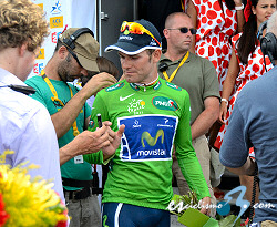 Tour de Francia: José Joaquín Rojas, líder de la clasificación por puntos Tour de Francia: José Joaquín Rojas, líder de la clasificación por puntos