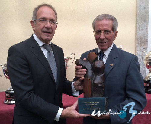 Bahamontes recibe el Premio Nacional del Deporte-Francisco Fernández Ochoa Bahamontes recibe el Premio Nacional del Deporte-Francisco Fernández Ochoa