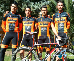 Garca, Gonzlez y Rovira lideran el KTM-Murcia en la Vuelta a Murcia