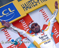 El italiano Leonardo Piepoli, positivo por CERA durante el Tour de Francia El italiano Leonardo Piepoli, positivo por CERA durante el Tour de Francia