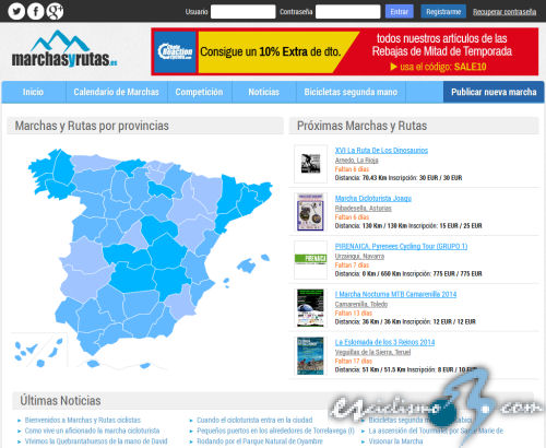 MarchasyRutas.es, el nuevo portal de cicloturismo de MerKaBici MarchasyRutas.es, el nuevo portal de cicloturismo de MerKaBici