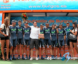 Vuelta a Burgos: Movistar se impone en la crono por equipos y Rodríguez sigue líder Vuelta a Burgos: Movistar se impone en la crono por equipos y Rodríguez sigue líder