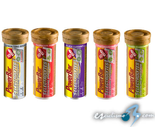 Nuevos sabores de PowerBar 5Electrolytes: Grosella y Limón-Tónica Nuevos sabores de PowerBar 5Electrolytes: Grosella y Limón-Tónica