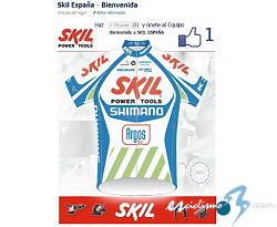 Skil España, patrocinador del equipo Skil-Shimano, invita a sus usarios de Facebook a La Vuelta Skil España, patrocinador del equipo Skil-Shimano, invita a sus usarios de Facebook a La Vuelta