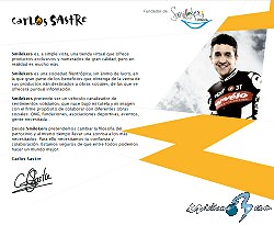 Smilekers, el nuevo proyecto solidario del ciclista Carlos Sastre Smilekers, el nuevo proyecto solidario del ciclista Carlos Sastre