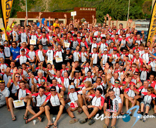 Los participantes de la Tranpsyr Road llegaron a San Sebastián Los participantes de la Tranpsyr Road llegaron a San Sebastián