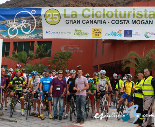 La XXV Vuelta Cicloturista Gran Canaria da sus primeras pedaladas La XXV Vuelta Cicloturista Gran Canaria da sus primeras pedaladas