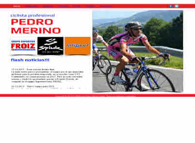 Pedro Merino. Ciclista Profesional