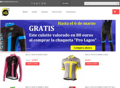 El Mazo - Equipaciones de alta gama para ciclistas
