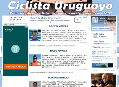 Ciclista Uruguayo