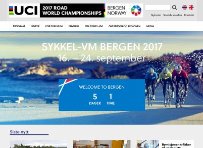 Mundial de ciclismo de Bergen 2017