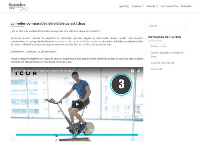 Bicicletas estticas