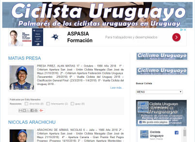 Ciclista Uruguayo
