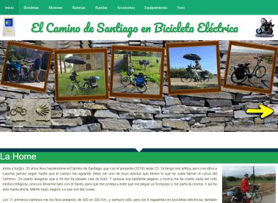 Camino de Santiago en Bicicleta Elctrica